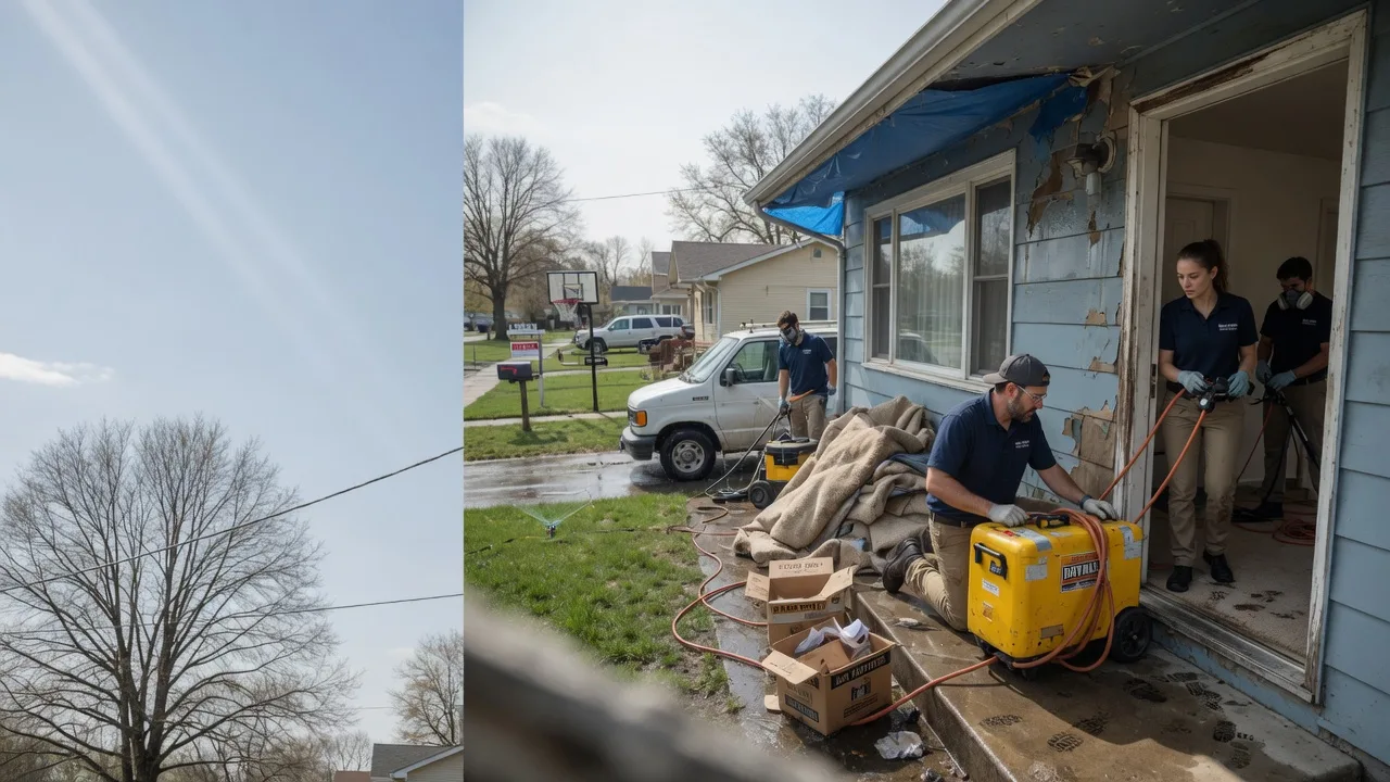 Basement Flood Cleanup in Clarita, OK near me